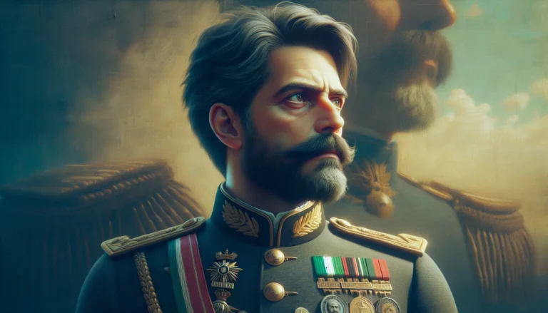 Ritratto di Raffaele Rossetti, ingegnere e politico italiano, in un contesto storico.