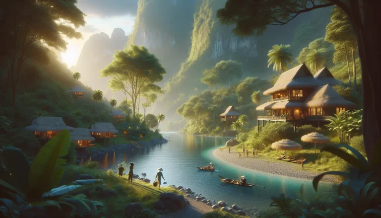 Un paesaggio naturale incontaminato che rappresenta l'importanza dei viaggi sostenibili.