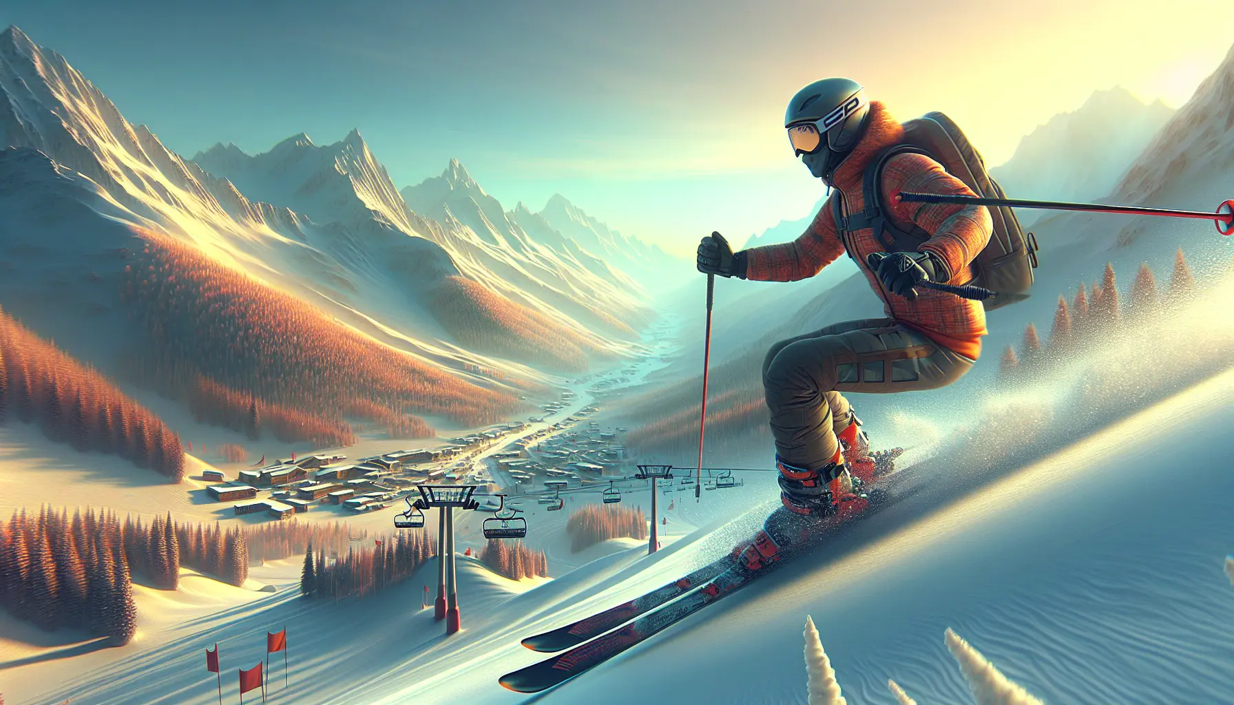 Alberto Tomba in azione durante una gara di sci, con un'espressione di determinazione e passione.