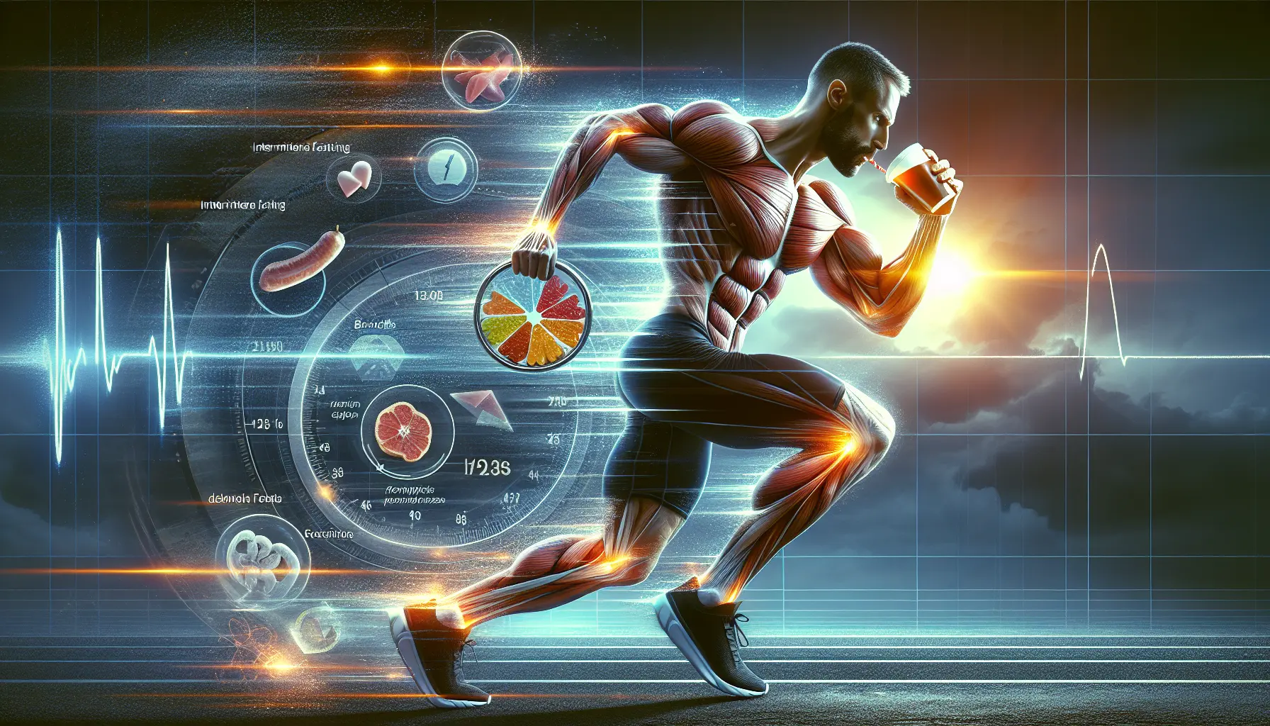 Un piatto sano e bilanciato su un tavolo, rappresentante il concetto di alimentazione consapevole durante il digiuno intermittente.