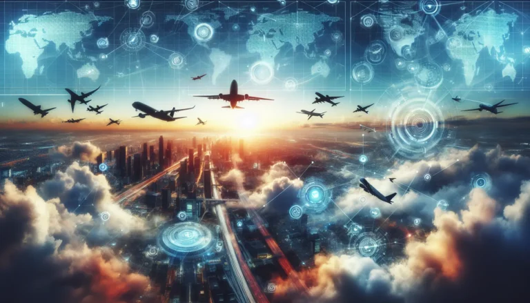 Mappa interattiva di Flightradar24 che mostra i voli in tempo reale nel cielo.