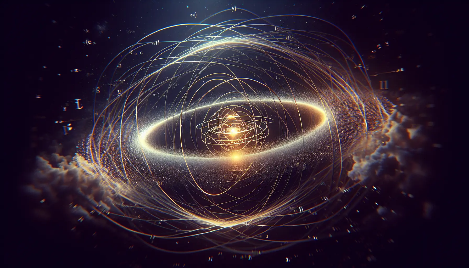 Illustrazione della curvatura dello spazio-tempo con masse che influenzano la gravità