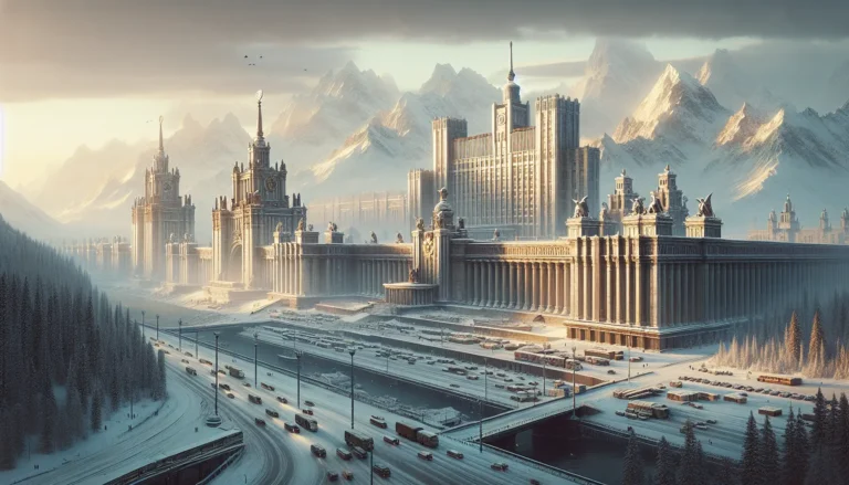 Mappa storica dell'Unione delle Repubbliche Socialiste Sovietiche con bandiere delle repubbliche costituenti