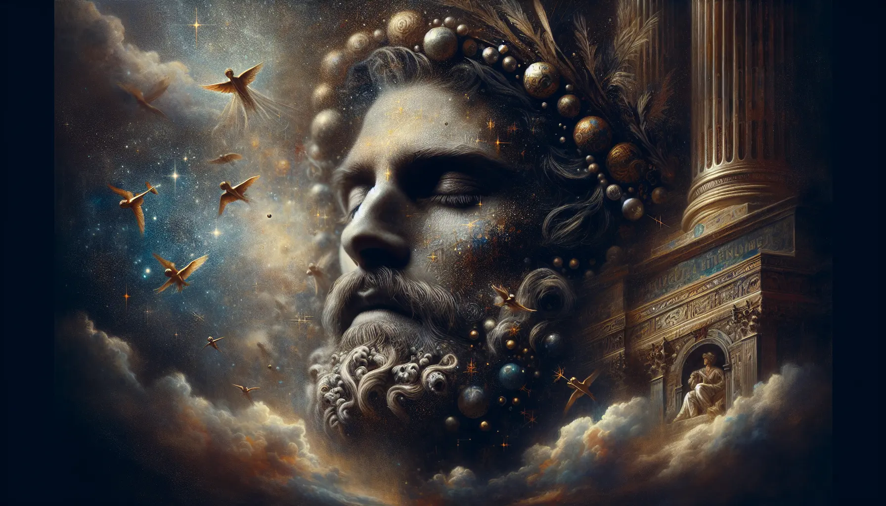 Un'immagine evocativa dell'opera Norma, che rappresenta i personaggi principali in un contesto drammatico.