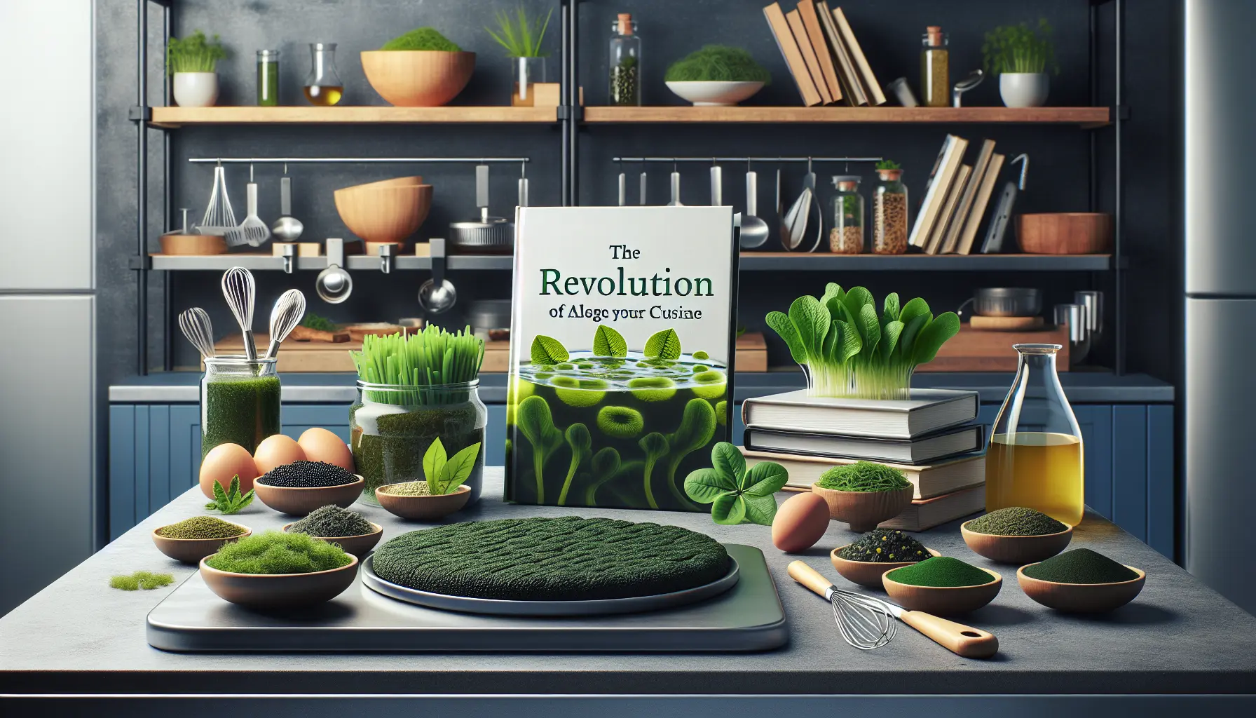 Un piatto di insalata con alghe, cetrioli e semi di sesamo, presentato in modo fresco e colorato.