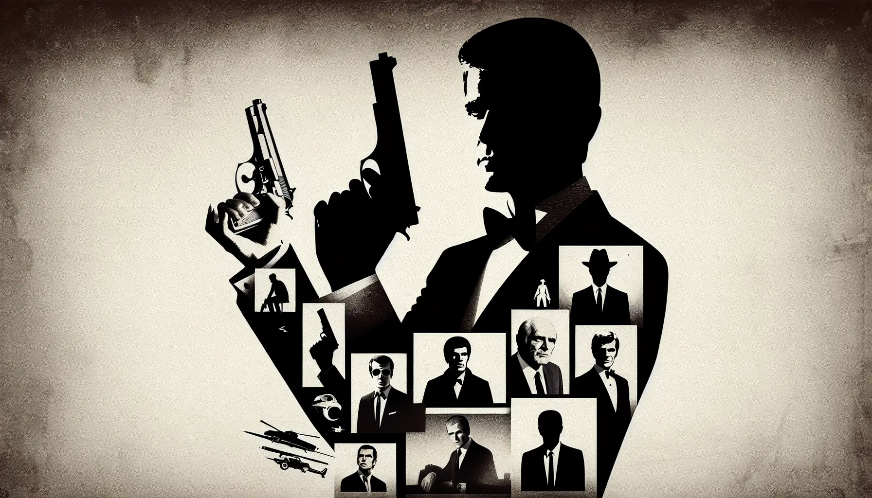 Sean Connery in un'immagine iconica del film James Bond, rappresentante la sua carriera e il suo impatto culturale.