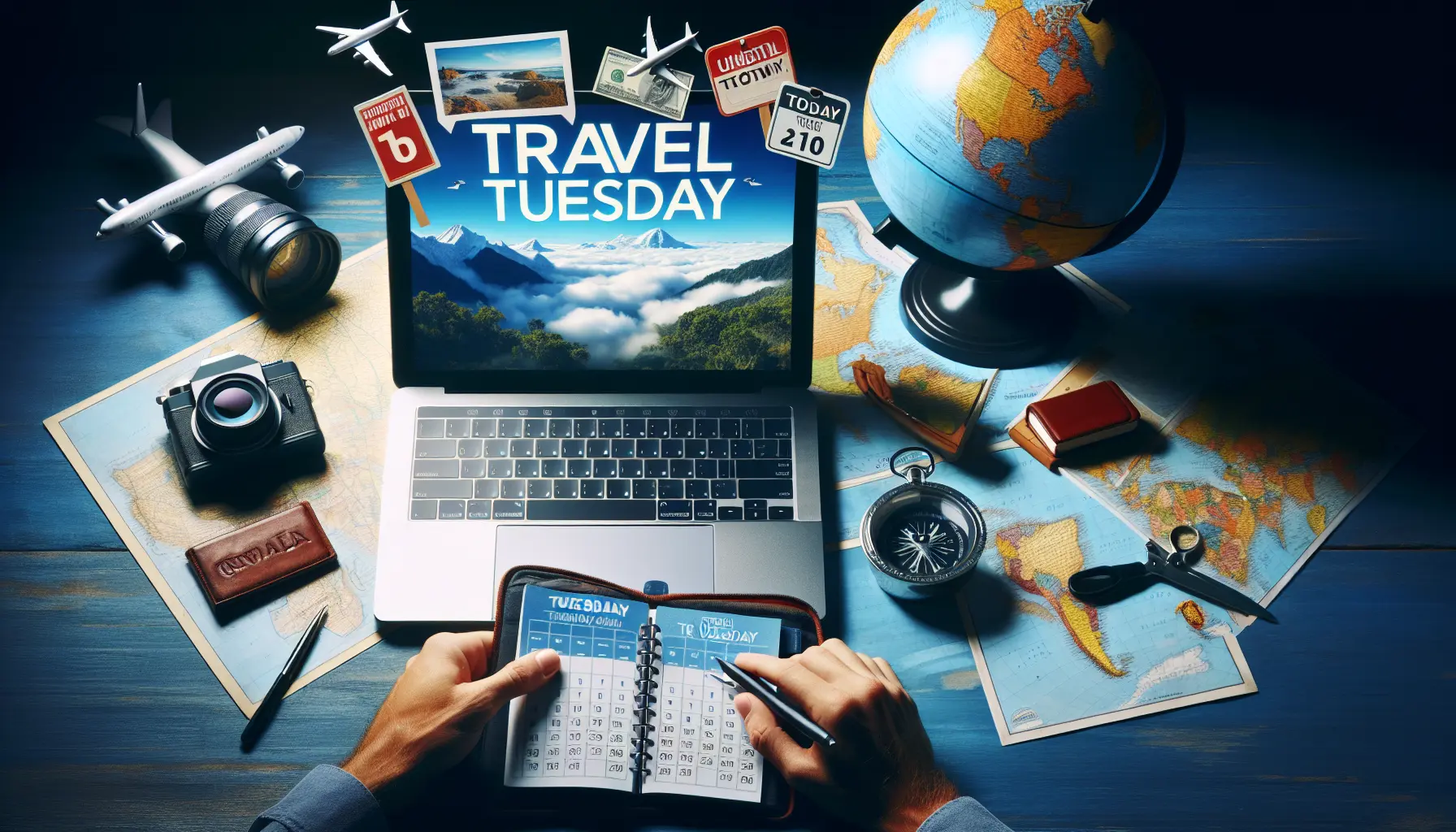 Una persona che esplora un sito turistico con una mappa e un sorriso, pronta a pianificare il suo prossimo viaggio.