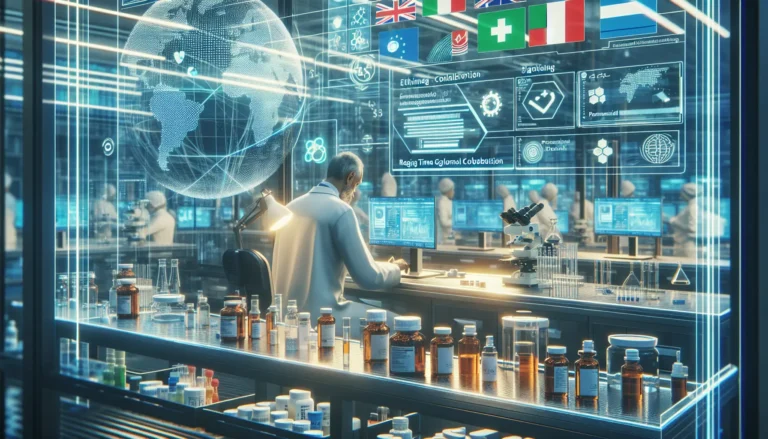 Silvio Garattini durante una conferenza sulla ricerca farmacologica