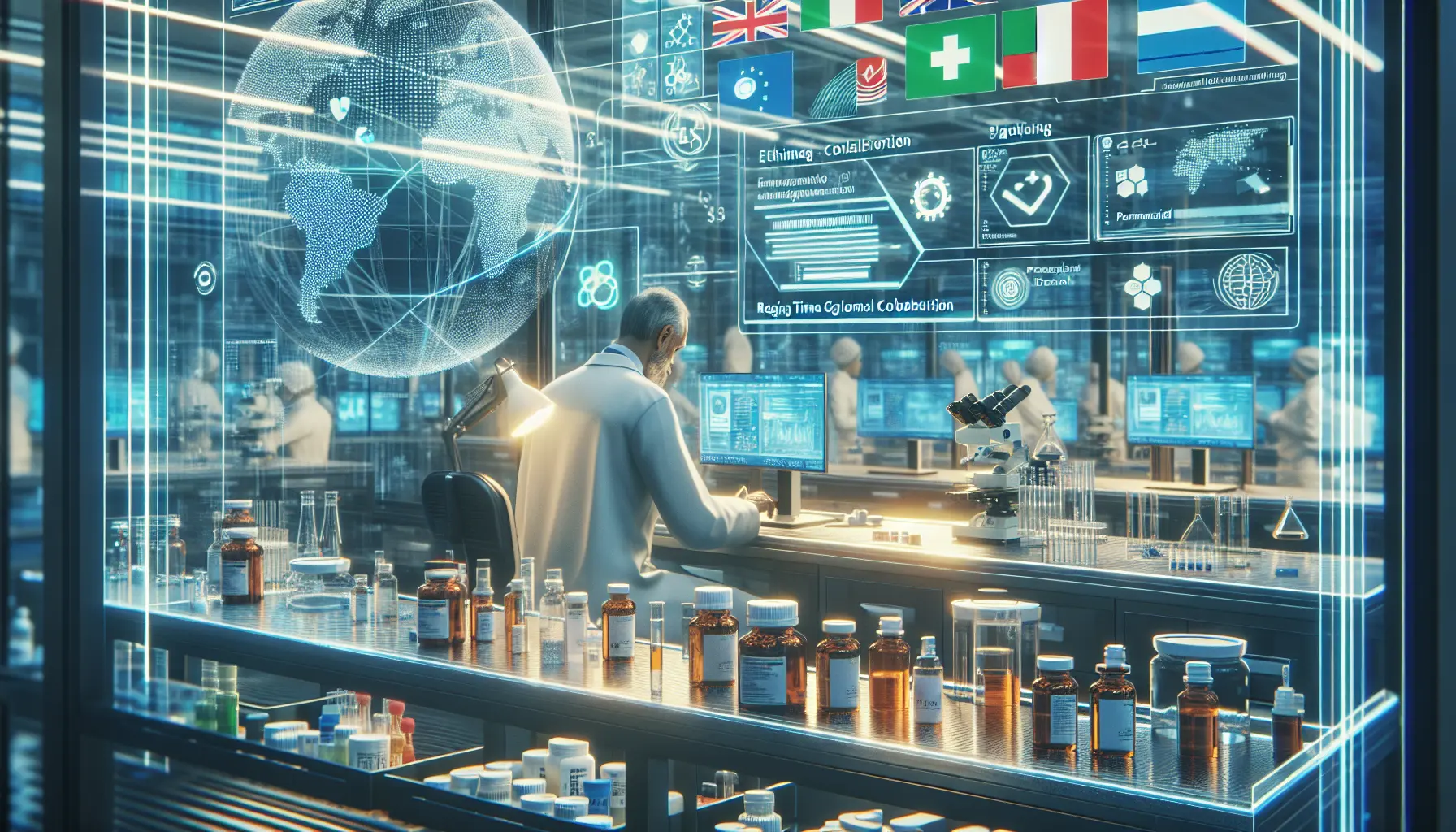 Silvio Garattini durante una conferenza sulla ricerca farmacologica