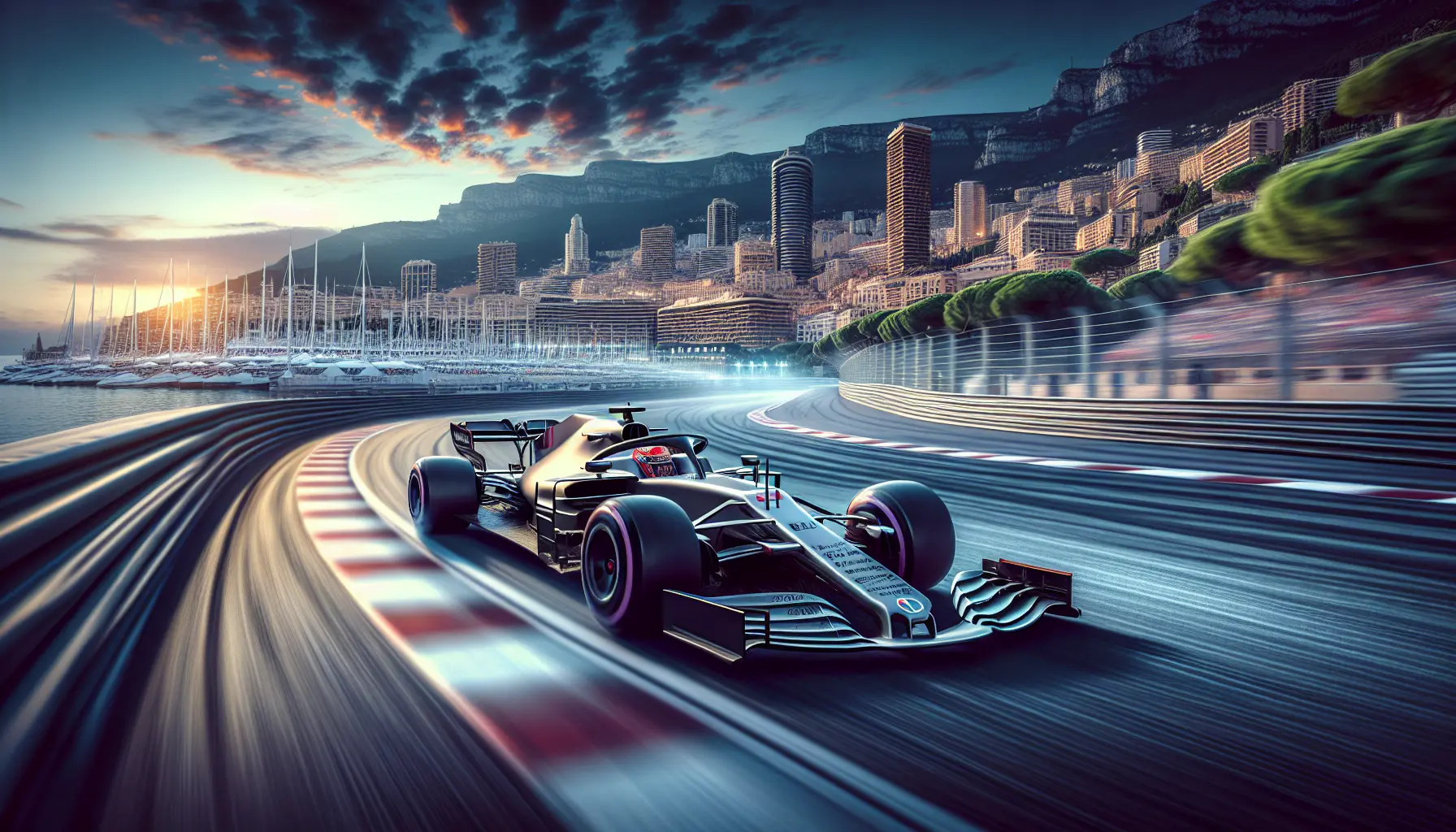 Charles Leclerc mentre guida la sua Ferrari durante una gara di Formula 1, esprimendo concentrazione e determinazione.