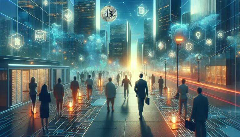 Un’immagine che rappresenta il mondo delle criptovalute emergenti, con grafici e simboli digitali che evocano innovazione e opportunità di investimento.