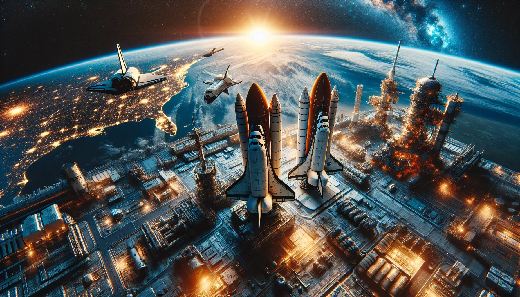 Immagine dello Space Shuttle Challenger in fase di lancio, con fumi e fiamme che si sprigionano dai razzi.