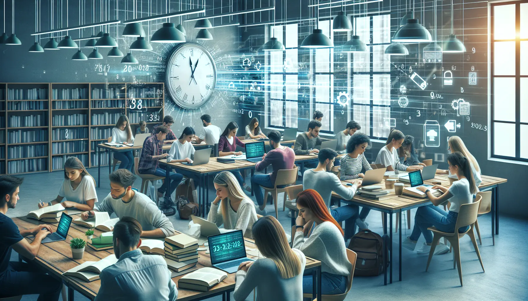 Studente che studia utilizzando un dispositivo mobile per apprendere in brevi sessioni.
