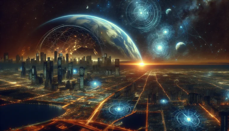 Un razzo spaziale in fase di lancio verso lo spazio, simbolo del turismo spaziale.