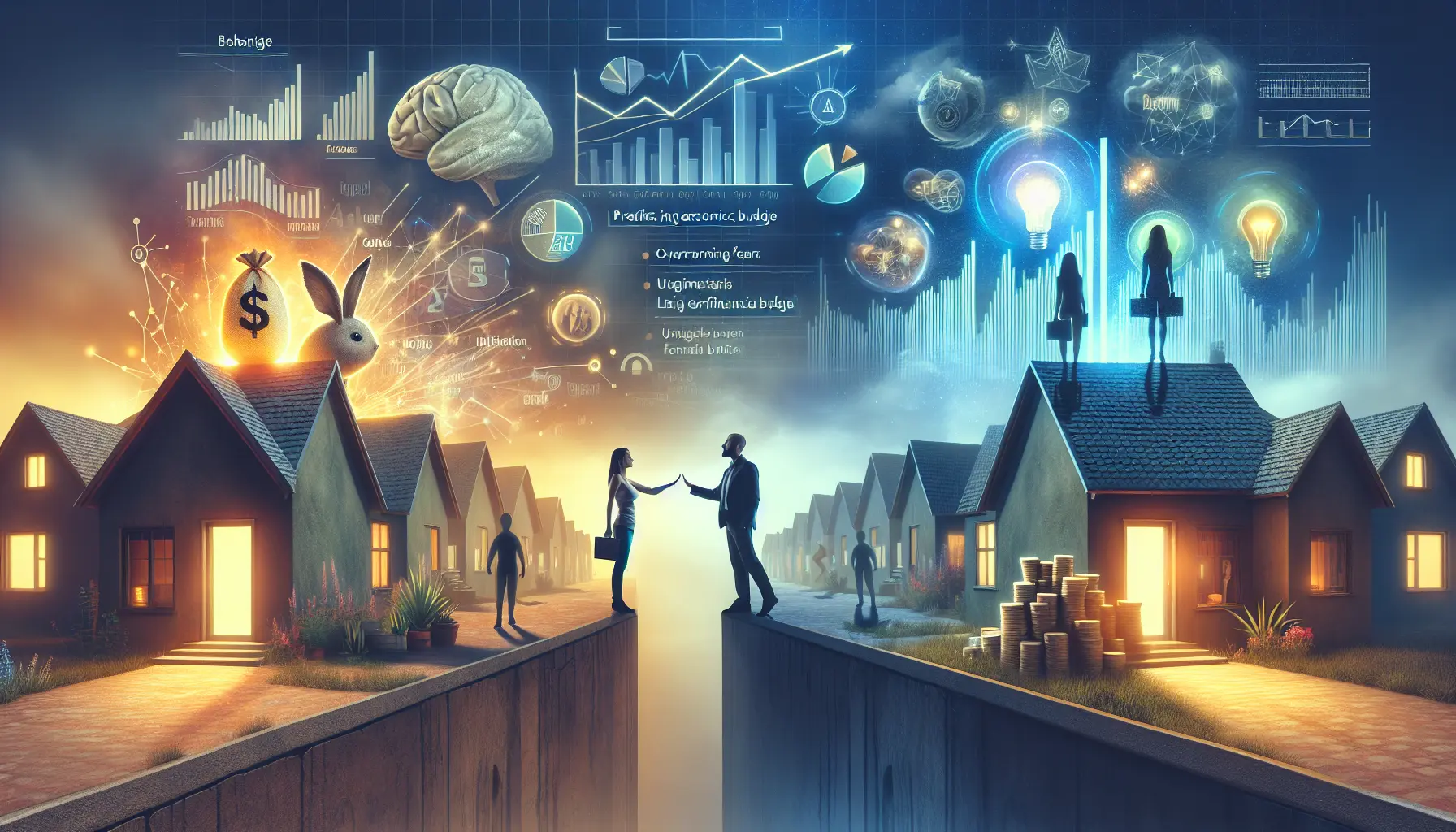 Illustrazione che rappresenta il rapporto tra emozioni e decisioni finanziarie