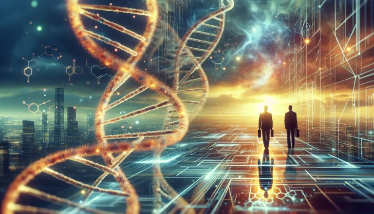 Rappresentazione artistica della struttura a doppia elica del DNA, simbolo della scoperta di Francis Crick.