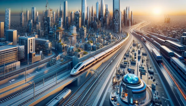 Un treno ad alta velocità che attraversa un paesaggio italiano, simbolo di innovazione e sostenibilità nel settore ferroviario.