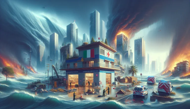 Immagine che rappresenta eventi meteorologici estremi e preparazione alle emergenze
