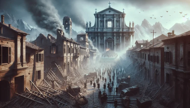 Un memoriale dedicato alle vittime della Strage di Domenikon, simbolo di memoria e riflessione storica.