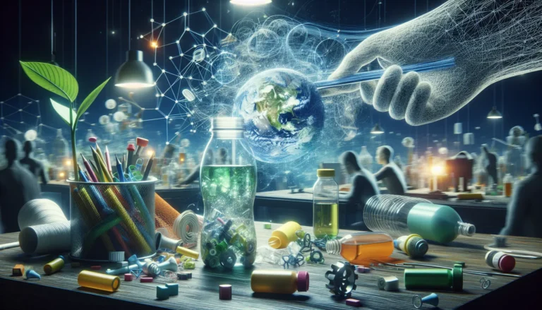 Immagine di materiali biodegradabili e innovativi per un futuro sostenibile