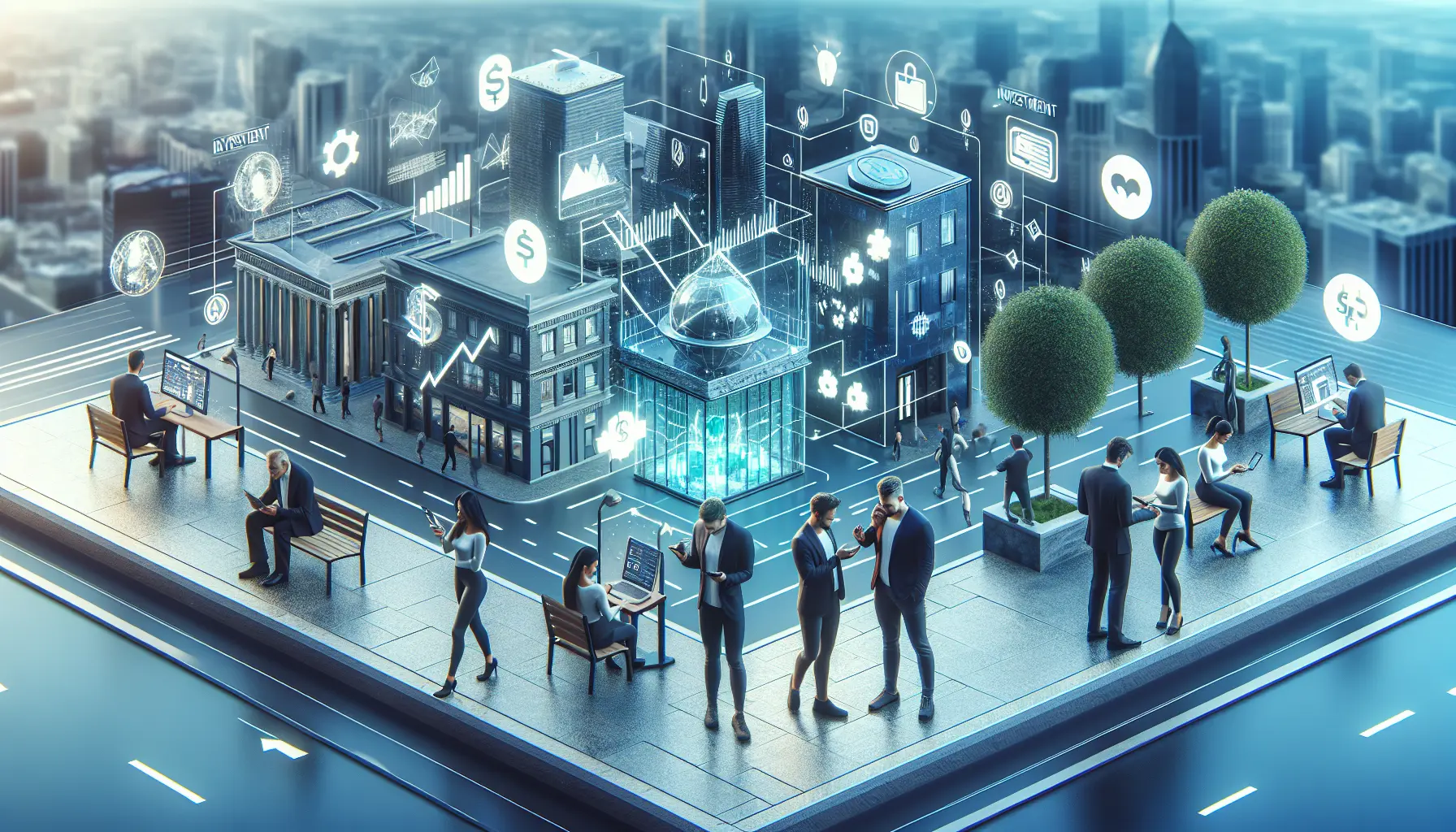 Giovane che utilizza un'app fintech per gestire le proprie finanze