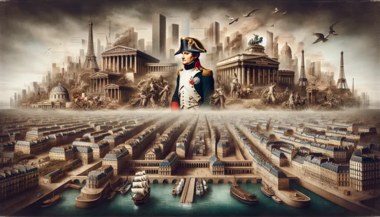 Ritratto di Napoleone Bonaparte in uniforme militare, simbolo di potere e ambizione.