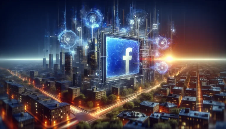 Un'immagine che rappresenta l'interazione sociale su Facebook, con utenti che condividono contenuti e comunicano tra loro.