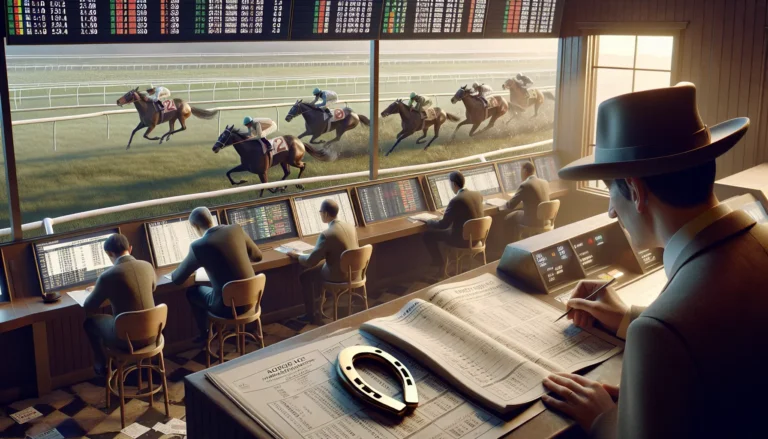 Cavalli in corsa durante una competizione ippica