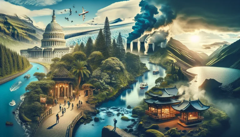 Un paesaggio naturale incontaminato che rappresenta il turismo sostenibile