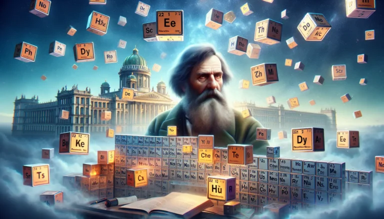 Rappresentazione della tavola periodica degli elementi con evidenziati i gruppi e i periodi