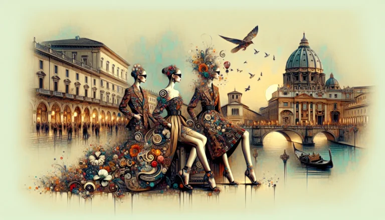 Un elegante abito Dolce & Gabbana con motivi floreali e un design che celebra la tradizione italiana.