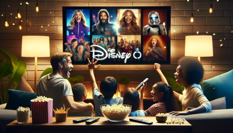 Una selezione di film e serie originali disponibili su Disney Plus, con un mix di animazione e live-action.