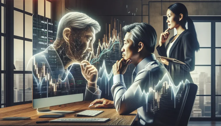 Un grafico che illustra le emozioni degli investitori durante le fasi di investimento, evidenziando i bias comportamentali.