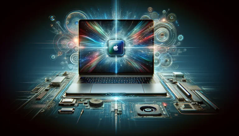 Un MacBook Neo di Apple su un tavolo di legno, evidenziando il suo design elegante e moderno.