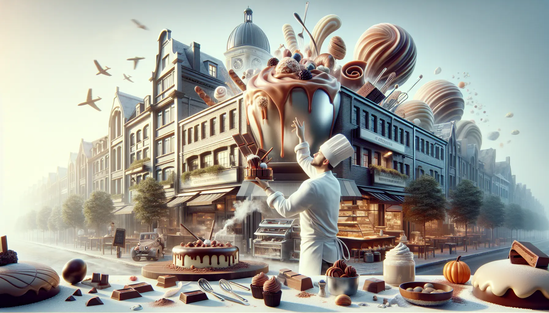 Dolci artigianali di Ernst Knam, espressione di creatività e passione nella pasticceria.