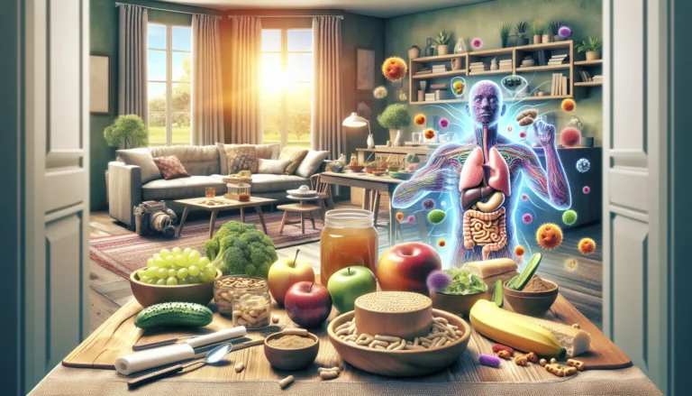 Un piatto ricco di alimenti fermentati e freschi, simbolo di una dieta sana per il microbioma.