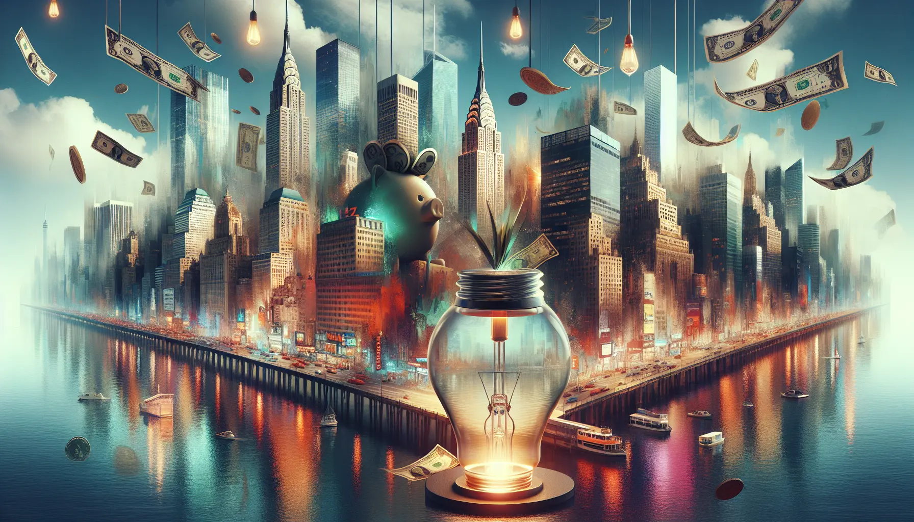 Un ambiente minimalista con pochi oggetti, simboleggiando il concetto di minimalismo finanziario e un approccio più semplice alla vita.