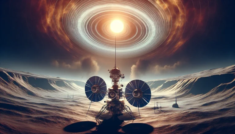 Immagine delle sonde Venera 13 e 14 in un contesto di esplorazione spaziale