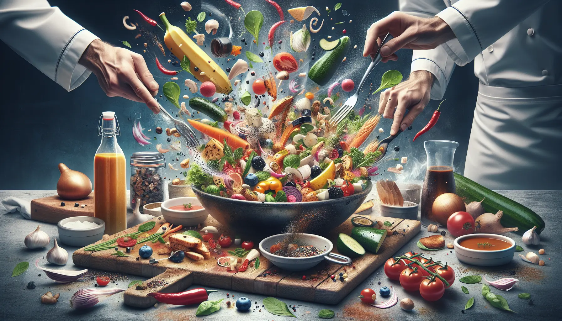 Un piatto colorato di frittata con verdure e formaggio, simbolo della cucina zero sprechi
