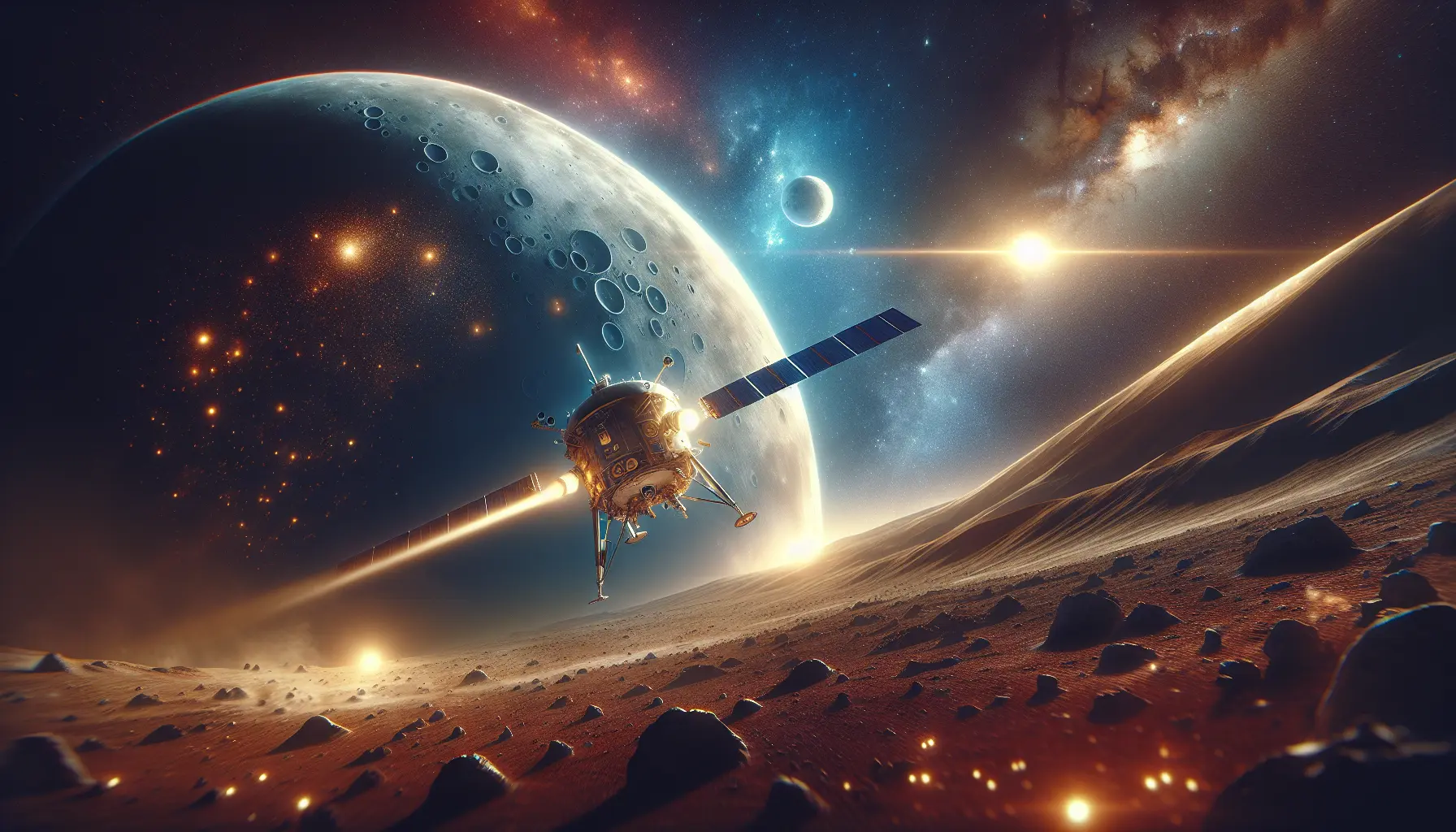 Astronauti in addestramento per la missione Artemis II della NASA, circondati da tecnologie avanzate e simulazioni spaziali.