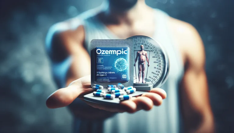 Una persona che consulta un medico riguardo al trattamento del diabete, con un focus sul farmaco Ozempic.