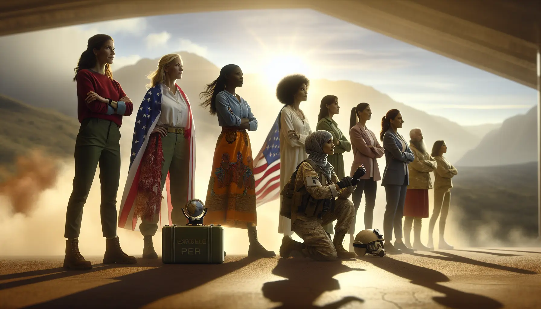 Rappresentazione di donne forti e ispiratrici che affrontano e superano sfide per raggiungere il successo.